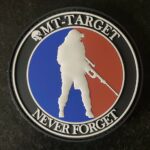 Patch PVC “MT-Target” , Sniper “NEVER FORGET” diamètre 8cm