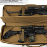 SAVIOR EQUIPMENT, DOUBLE RIFLE BAG GUN – W/ BACKPACK STRAP, TAN, 42” LONG